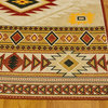 Dynamic Rugs Frontier 5211 Lodge Rug, Gold/Beige, 3'9"x5'7"