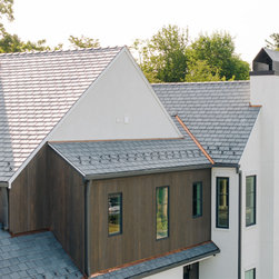 DaVinci&reg; Slate Single-Width in Castle Gray Photo: &copy; Stoffer Photography - Roofing And Gutters