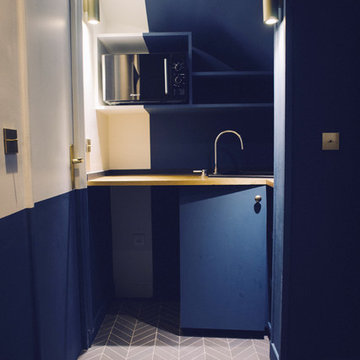 Appartement parisien aménagé en bureaux