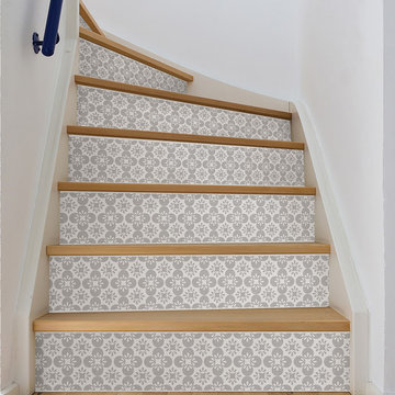 Peel and Stick Stair Stripes