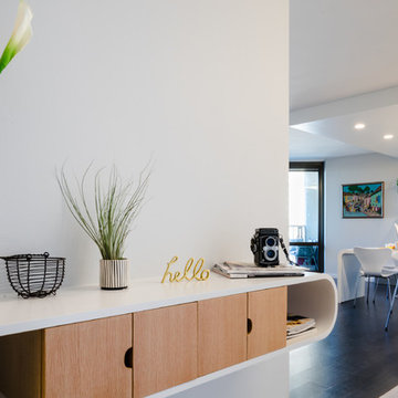 Brooklyn Contemporary Corian Kitchen