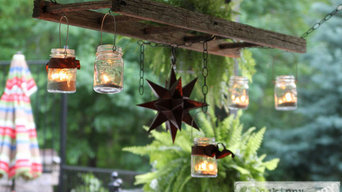 Hanging Ladder Lantern Chandelier for the Patio