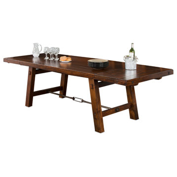 72" Solid Wood Tuscany Dining Bench for Long Dining Table