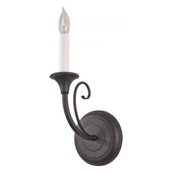 Feiss Peyton 1 Light Sconce in  Transitional style - Lighting
