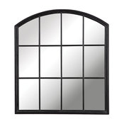 Uttermost Lyda Aged Black Arch Mirror