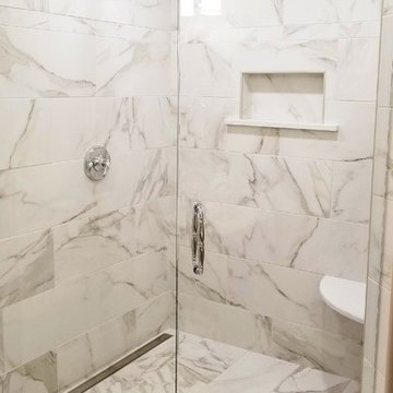 Classic White and Gray Bathroom