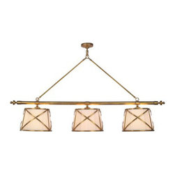 E. F. Chapman Grosvenor Linear Triple Pendant for Visual Comforts - Products
