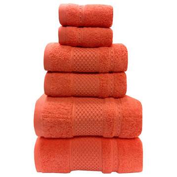 Sttelli 6-Piece Towel Set, Hibiscus