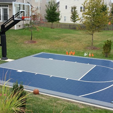 Clay A's Pro Dunk Diamond Basketball System on a 26x26 in Ashburn, VA