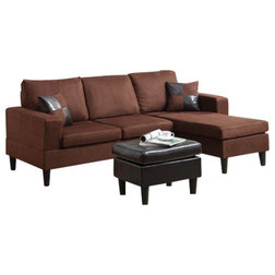 Transitional Sectional Sofas by Acme Furniture