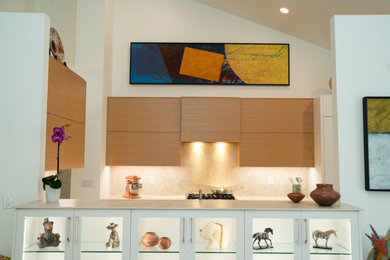 Contemporary Kitchen for the Art Lover