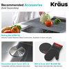 Kraus KHU101-23-1610-53 Standart PRO 23" Undermount Single Basin - Stainless