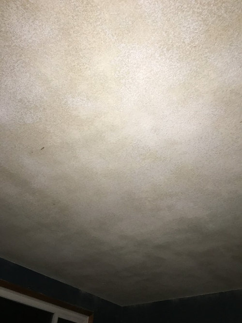 Removed Popcorn Now The Ceiling Looks Like This