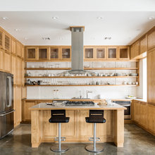 open shelves