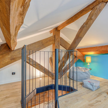 Création d'une mezzanine complète avec verrière