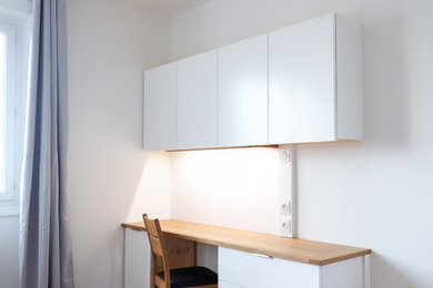 Idées déco pour une chambre contemporaine.