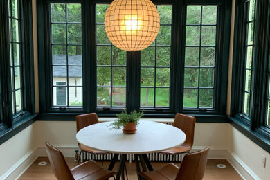 Inspiration for a country dining room remodel in Philadelphia