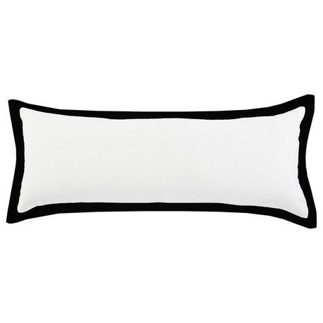 Lumen Empire Bordered Throw Pillow, 14"x36"