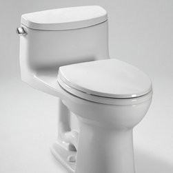 Toto Supreme II Elongated One-Piece Toilet With SanaGloss 1.28GPF MS634114CEFG - Toilets