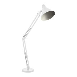 Barker and Stonehouse - Goliath Hobby White Floor Lamp - L&aacute;mparas de pie