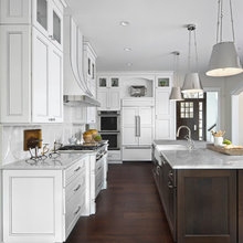 two tone kitchen