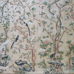 Panoramic Chinoiserie wallpaper mural - Products