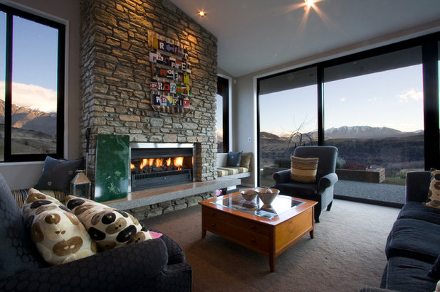 Contemporary Living Room by Warmington Fires