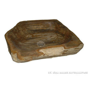 Waschbecken Fossil Wood - Brown