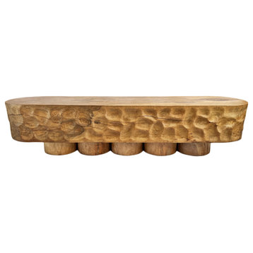Katanga Wood Dimple Bench 1