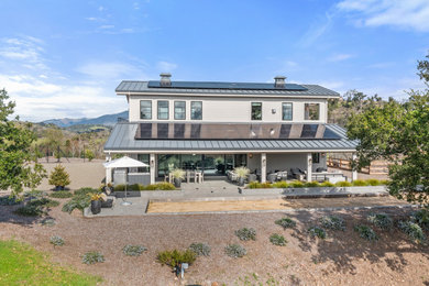 Example of an exterior home design in Other