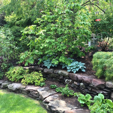 After: rock garden plantings