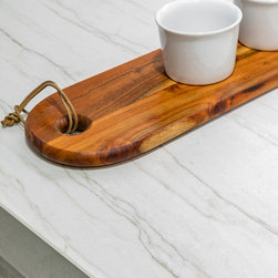 Marble look modern kitchen - Table Tops And Bases