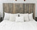 Handcrafted Headboard, Hanger Style, Classic Gray, California King