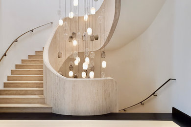 Staircase - contemporary staircase idea in Richmond