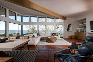 Inspiration for a living room remodel in Dallas
