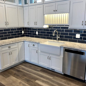Dura Supreme Craftsman Beaded Cambria Summerhill Painted Cabinets