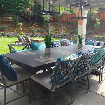 Custom Pendant Lanterns for Outdoor Living Space - Installation #5