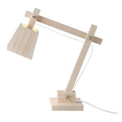 Muuto Wood Lamp - White Cord - Lighting
