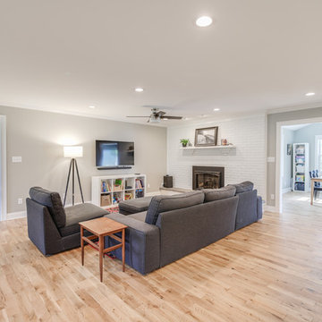 Cheat Lake: Living Room and Kitchen Renovation