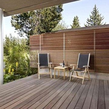 Sichtschutzwand Holz