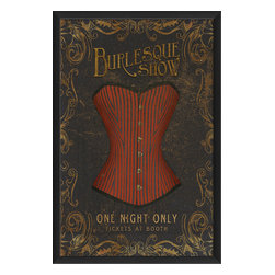 The Artwork Factory - Burlesque Show Print - Prints And Posters