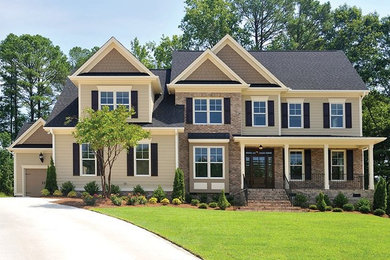 Traditional exterior home idea in Raleigh