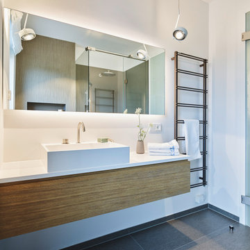 Penthouse in Wiesbaden, Gästebad