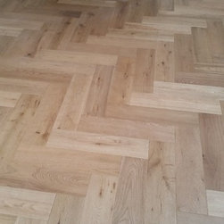 Oversize engineered smoked oak parquet - Products