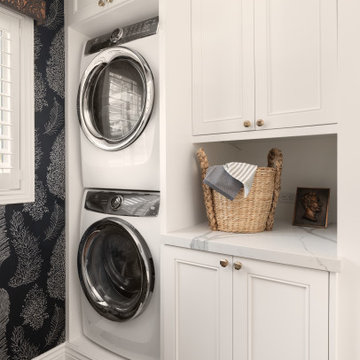 Transitional Laundry Room