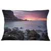 Sunset at Samarra Seashore Sintra Seashore Throw Pillow, 12"x20"
