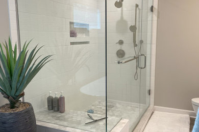 Bathroom - transitional bathroom idea in Raleigh