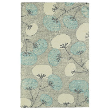 Kaleen Montage Collection Rug, Gray 2'6"x8'