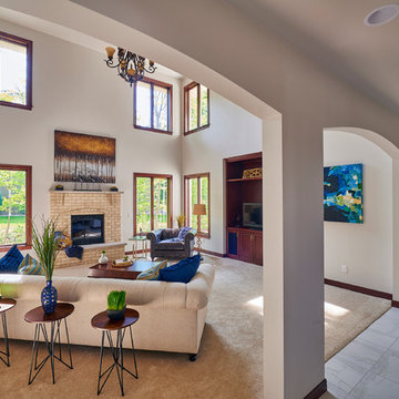 Two-Story Family Room