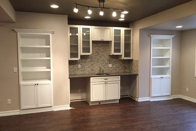 Basement - transitional basement idea in Denver